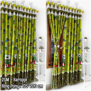 GORDEN HORDENG PINTU JENDELA KAMAR RING PONI RUMBAI MOTIF KARAKTER