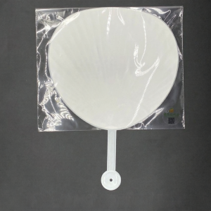 Plain Colored Advertising Fan Plastic