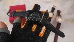 Box Exclusive Jam Tangan Wanita Aigner Bungkuk VA-234SRA Chronogrhap Tali Kulit Diameter 38cm / Jam Tangan Fashion Wanita