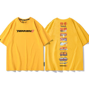 Iron Fist 8 Game Short Sleeve T-Shirt Mens 2024 New Fighting Sports Wear Breathable Quick Dry Summer Teenage Youth Style