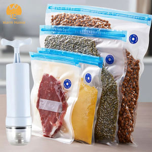 [Free Shipping] Food Vacuum Compression Bag  Reusable Keep Fresh Food Grade Seal Bag Multifunctional Compression Storage Bag