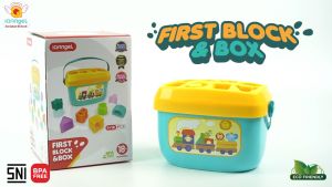 IQ ANGEL First Block & Box / Mainan Susun Anak / Mainan Anak / Mainan Travelling