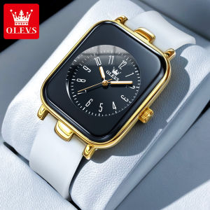 OLEVS | OLEVS Womens Watches Simple Elegant Quartz Wristwatch Original Waterproof Silicone Strap Luminous Hands Trend Fashion Style