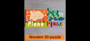 Wooden 3D Puzzle for kids Educational Toy for kid 3 year old Puzzle Montessori Puzzle 3D Early Education Toys for kids