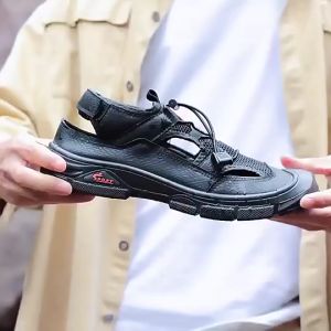 รองเท้าลุยน้ำ🍀รองเท้าเดินป่า เทา/น้ำตาล ตาข่ายระบายอากาศ รองเท้ากลางแจ้ง รองเท้าเดินชายหาด