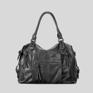 Vintage Retro Soft Leather Tote Bag