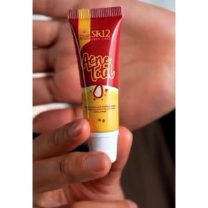 ACNE TOTOL SR12 - KRIM JERAWAT / AMPUH MENGATASI JERAWAT & NODA HITAM BEKAS JERAWAT / MENCERAHKAN