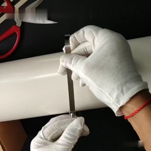 Atdiva 20Pcs 30Cm Kabel Ties Stainless Steel Kualitas 304 Sangat Kuat Tahan Karat dan Suhu Ekstrem Dapat Disesuaikan / Pengikat Kabel Besi Stainless Anti Putus