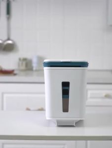 🔰 FLASH SALE : 12KG AUTOMATIC RICE DISPENSER WITH RINSING CUP SMART RICE DISPENSER RICE STORAGE RICE BUCKET
