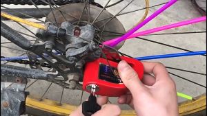 [จัดส่งฟรี] เสียงล็อคดิสก์เบรก 130DB ล็อคจานเบรก รถจักรยานยนต์ กุญแจ ล็อค Lockdis Moside Car Locking Disc Brakes สําหรับรถจักรยานยนต์ จักรยาน รถจักรยานไฟฟ้า