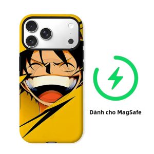 Ốp Điện Thoại Từ Tính L-Luffys Grin Dành Cho iPhone 17/16/15/14/13 Pro Max Plus - Ốp Mềm Chống Sốc Chống Xước Hai Lớp Chắc Chắn