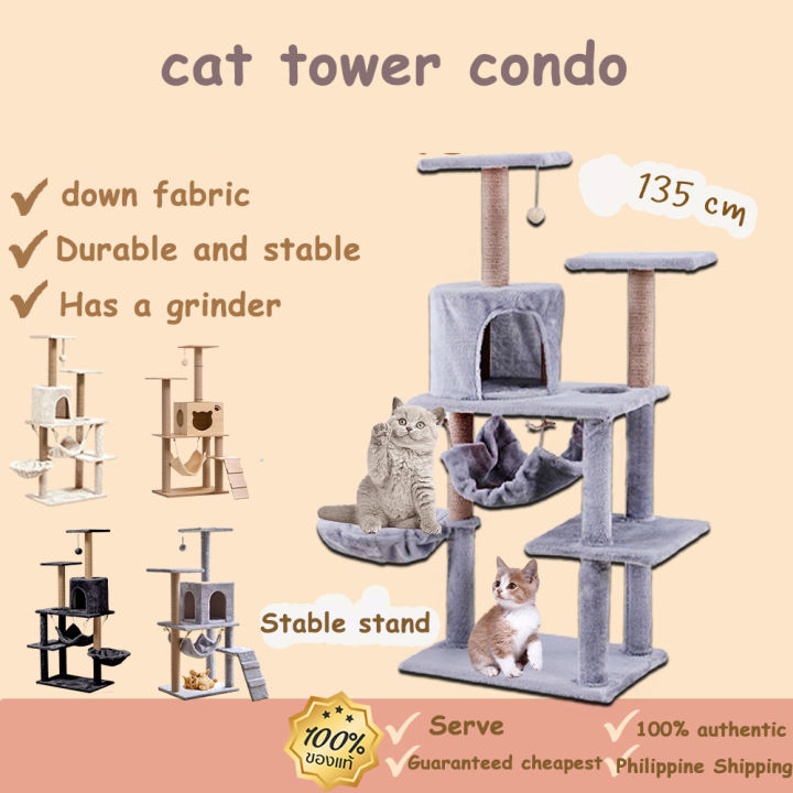 【Shipping Discount】Large Cat Tree with Platform Scratching Posts Cat