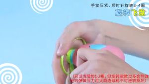 Baby Care 3 in 1 Flying Disc + LED Spinning Top Gun Flying Saucer Launcher Flying Bamboo Dragonfly Gyro Pistol Toys for kid - 6375