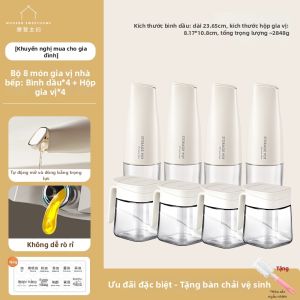 MODERN SWEETHOME | Bộ Chai Đựng Dầu Giấm Nước Tương