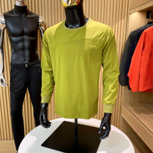 Urban Classy Outdoor! Laser Drilling on Chest + Back! Autumn Waterproof Breathable Training Quick-Drying Long-Sleeved T-shirt