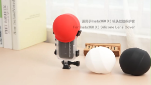 Silicone Lens Cap for Insta 360 X3 X4 Dive Housing Case Protective Guard Cover