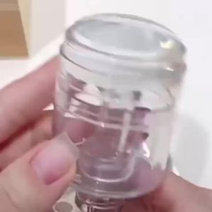 1Pcs Rotatable Nail Art Stamp Adjustable Pattern Size Clear SoftSilicone Fingertip Printing Seal for Manicure Salon Stamper Tool