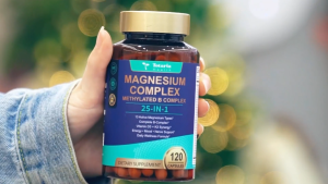 Totaria 25-in-1 Magnesium Complex 1000mg with 13 Active Types Methylated B Complex D3 & K2 - Ultimate Relaxation & Energy Support 120 Capsules