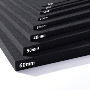 QHRUBBER | Black EVA Foam Sheet Props and Packaging Inserts