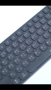 Rapoo คีย์บอร์ด 9350S Multimode Wireless คีย์บอร์ดขนาดกะทัดรัด(แผ่นเมาส์ฟรี)-Thai–English Bilingual Keyboard