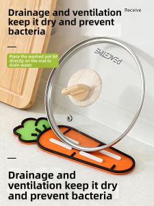 youqin | Silicone Pot Lid Organizer Placemat