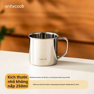 Onlycook | Cốc Sippy Bền từ Thép Không Gỉ 316L Cấp Thực Phẩm