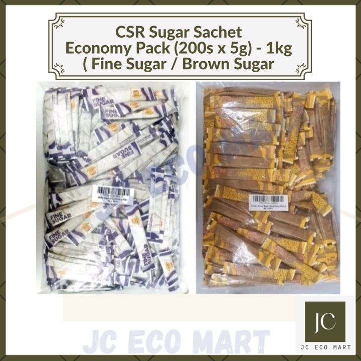 CSR Sugar Sachet Economy Pack 200s x 5g / 100s x 5g ( Fine Sugar Sachet