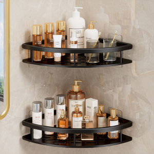 Bathroom Storage Rack No Drill Shelves Wall Mount Corner Shelf Shower Holder For WC Shampoo Organizer Bathroom Accessories
