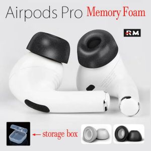 【washable】Memory Foam Ear Tips Replacement Earbuds Cover Earbud Earphone Cap Comfort Sponge Noise Reduction compatible for Airpods Pro Earbuds