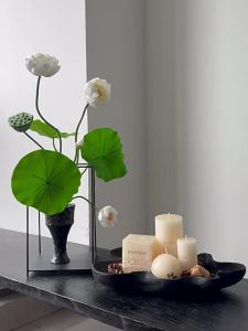 Zen Style Iron Art Flower Vase
