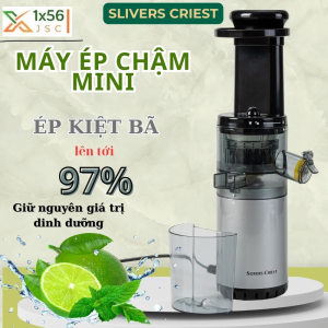 MÁY ÉP CHẬM SLIVERS CRIEST MÁY ÉP TRÁI CÂY KIỆT BÃ SLIVERS CRIEST CHÍNH HÃNG  MÁY ÉP GIỮ NGUYÊN HƯƠNG VỊ TRÁI CÂY VÀ CHẤT DINH DƯỠNG