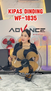 ADVANCE WF-1835 Kipas Angin Dinding 18 Inchi Tornado Besi 5 Baling Bergaransi Resmi