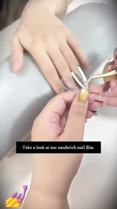 MS.W 240Pcs Sandwich Dual Nail Forms Reusable 15Sizes for Extension Coffin Round Nail Art Forms Manicure Tool