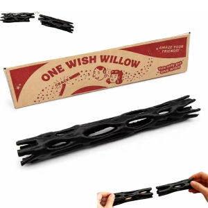 1Pcs Wish Willow Stick with Box 3D Printed Wishing Willow Wish-Making Snap Stick Breakable Magic Lucky Charm for Spiritual