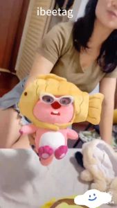 ตุ๊กตาผ้า การ์ตูน เกาหลี Loopy 50 ชมพู บีเวอร์ สีชมพู ของ ขวัญวัน ตุ๊กตายัดนุ่น