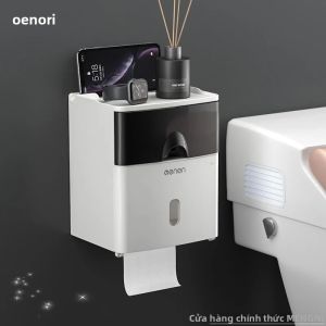 MENGNI Chống Nước Hộp Đựng Giấy Vệ Sinh Treo Tường Hộp Bảo Quản Khăn Giấy Nhựa Cao Cấp Hộp Đựng Cuộn Giấy Vệ Sinh Phụ Kiện Phòng Tắm