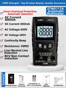 CHNT | Precision Automatic Intelligent Anti-Burn Multimeter with Voice Reporting