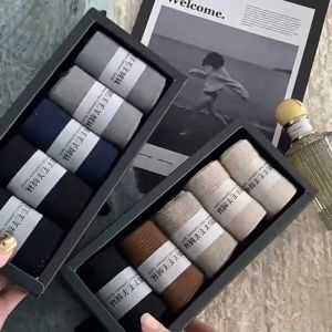 5Pairs Thick Winter Cashmere Anti-Odor Socks Women Men 保暖羊毛袜子 Merino Wool Winter Socks Women Winter Sock Men Socks Winter Socks Wanita Lelaki Man Women Winter Wool Thick Socks Thick Merino Wool Socks For Woman Men