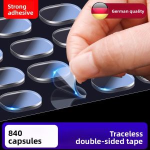 MONLEYTA | German Nano Double-Sided Tape High Viscosity Strong Adhesive Traceless No Damage Wall Transparent Waterproof Easy To Tear No Residue Wall Hanging Artwork Sticker Car Footpad Non-Drip Car Sticker