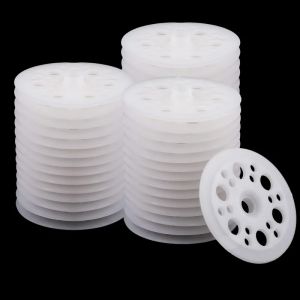 50/100/200pcs 45mm Plastic Flat Washers Load Spreading Washer Foam Board Washers for Screws Fixing Insulation Panels