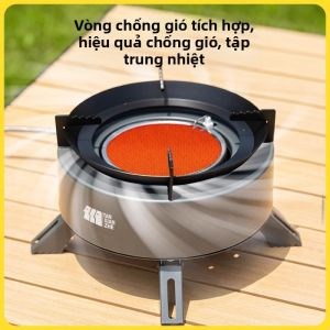 TanXianZhe | Bếp Trà Đun Ngoài Trời Bằng Sóng Cận Hồng Ngoại Có Khả Năng Chống Gió