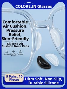 COLORE.IN | Silicone Air Cushion Nose Pads for Glasses Anti-Slip Anti-Pressure Marks