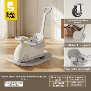 baby pods | 7-in-1 Multi-Functional Rocking Horse Ride-on 1pcs