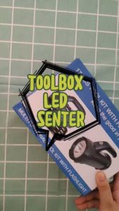 OBS - Senter LED Multitools 17in1 Senter Obeng Multifungsi Toolset
