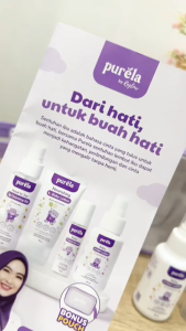 PURELA Kiddy Glow Paket Perawatan Kulit Bayi Cerah dan Sehat Aman untuk Newborn