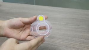 Asthma Spacer Inhaler Spacer Device Silicone Aerosol Cabin Aerosol Chamber/Salorie Silicone Mist Storage Tank Asthma Inhaler Fog Cup Accessories Sprayer Spacer for Children.