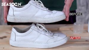 100g White Shoe Cleaner Cleaner Cleaning Magic Shoes Powder Yellow Edge Whitening Sneakers Brush