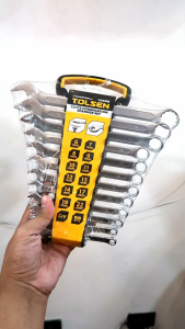 Tolsen 12Pcs Combination Spanner Set (67891011121314171922mm) 15888