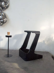 เก้าอี้บาร์สไตล์อเมริกันดีไซน์เนอร์ ที่นั่งแบบสูง สำหรับโต๊ะทำงานและห้องน้ำแบบอุตสาหกรรม ไม่สามารถปรับระดับได้