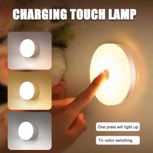 Charging Touch Lamp Smart Night Light In Dormitory Rechargeable Energy-saving Bedside Touch Light